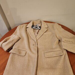 Future Collective Tan Blazer Size Medium